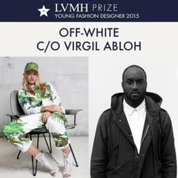 LVMH PRIZE - YOUNG FASHION DESIGNER 2015 - VIRGIL ABLOH